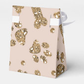 金ゴールドグリッターベージュ赤面ペットポーボーンパピードッグ フェイバーボックス (裏面サイド)