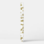 金ゴールドグリッターホワイトチータヒョウアニマルプリント Case-Mate iPhoneケース (裏面 / 右)