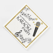 金ゴールドグリッターマイク音符カラオケパーティー (コーナー)