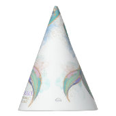 金ゴールドグリッターマーメイドテールアンダーザシー誕生日 パーティーハット (右)