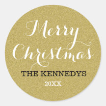 金ゴールドグリッターメリークリスマス