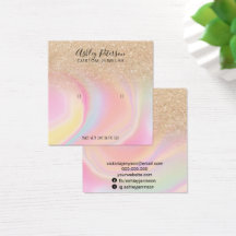 金ゴールドグリッターユニコーン大理石スタッズイヤリングディスプレイ