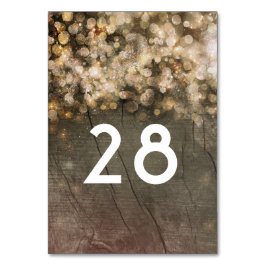 金ゴールドグリッターライツ素朴ウッドバ結婚ンズ テーブルナンバー