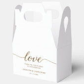 金ゴールドグリッターラブスクリプトラ結婚ックス フェイバーボックス (見開き)