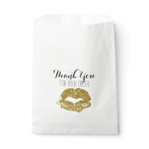 金ゴールドグリッターリップサンキューバッグ