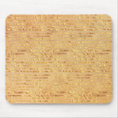 金ゴールドグリッターリボン マウスパッド (正面)