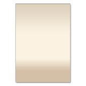 金ゴールドグリッタールックカスタムウェディングエスコートカード テーブルナンバー (裏面)