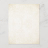 金ゴールドグリッタールック結婚ズ詳細カード エンクロージャーカード (裏面)