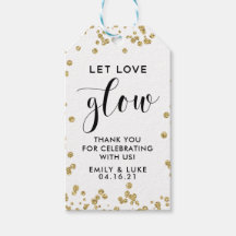 金ゴールドグリッターレットラブグロー結婚式の引き出物キャンドル