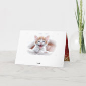 金ゴールドグリッターレッドフォイルフォトシーズンのご挨拶 シーズンカード (裏面)