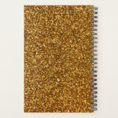 金ゴールドグリッターレースランジェリーブティックプランナー プランナー手帳 (裏面)