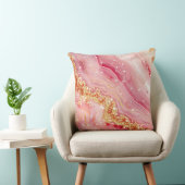 金ゴールドグリッターロマンチックアゲート装飾用クッション クッション (椅子)