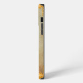 金ゴールドグリッター乾燥素朴touch iPhoneケース (左側面)