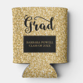 金ゴールドグリッター卒業 缶クーラー (裏面)