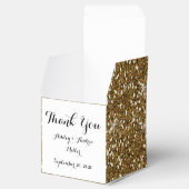 金ゴールドグリッター印刷 フェイバーボックス (オープン)