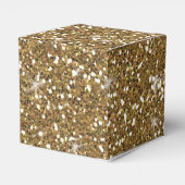 金ゴールドグリッター印刷 フェイバーボックス (裏面サイド)