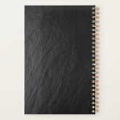 金ゴールドグリッター及びマーブルモノグラム先生プランナー プランナー手帳 (裏面)