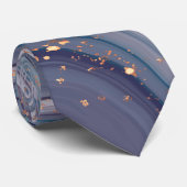 金ゴールドグリッター及び大理石 ネクタイ (ロール)