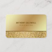 金ゴールドグリッター及び金ゴールドメタル名刺 名刺 (正面)