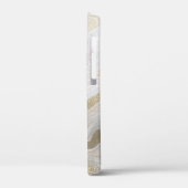 金ゴールドグリッター名前をカスタムするケース – メイトiPhoneケース Case-Mate iPhoneケース (裏面 / 左)