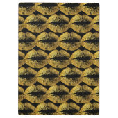 金ゴールドグリッター唇 クリップボード (裏面)