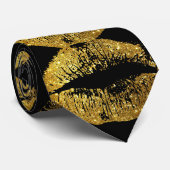 金ゴールドグリッター唇#2 ネクタイ (ロール)