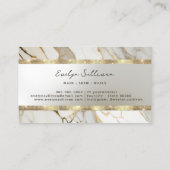 金ゴールドグリッター大理石名刺 名刺 (裏面)