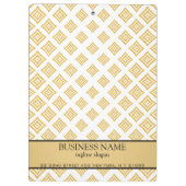 金ゴールドグリッター幾何形状 クリップボード (裏面)