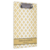 金ゴールドグリッター幾何形状 クリップボード (右)