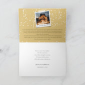 金ゴールドグリッター応援クリスマスシスタイリッシュック写真 シーズンカード (内部)