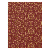 金ゴールドグリッター旋回オーナメント テーブルクロス (正面)