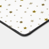 金ゴールドグリッター星 デスクマット (コーナー)