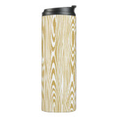 金ゴールドグリッター木製リングや輪白い背景 タンブラー (回転左)