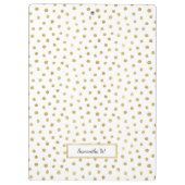 金ゴールドグリッター点 クリップボード (裏面)