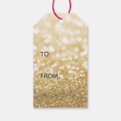 金ゴールドグリッター祝い ギフトタグ (裏面)