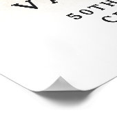 金ゴールドグリッター祝カスタム歓迎 ポスター (角)