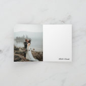 金ゴールドグリッター積み重ねモダン結婚リングや輪 招待状 (内部)