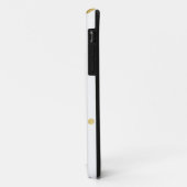 金ゴールドグリッター紙吹雪ドットモノグラムIPHONE 5ケース Case-Mate iPhoneケース (裏面/左)