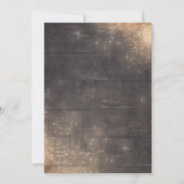 金ゴールドグリッター素朴フローラ国 招待状 (裏面)