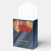 金ゴールドグリッター赤い風船ありがとう フェイバーボックス (オープン)