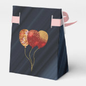 金ゴールドグリッター赤い風船ありがとう フェイバーボックス (裏面サイド)