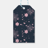 金ゴールドグリッター赤ちゃん服フローラ赤ちゃんシャワー ギフトタグ (裏面)