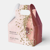 金ゴールドグリッター赤面アゲ結婚ート フェイバーボックス (正面サイド)