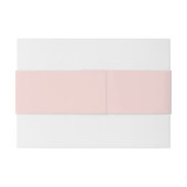 金ゴールドグリッター赤面ピンクカスタムウェディング 招待状ベリーバンド (裏面例)