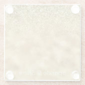 金ゴールドグリッター輝   ガラスコースター (裏面)