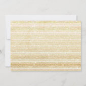 金ゴールドグリッター2018年大晦日パーティの招待状 招待状 (裏面)