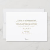 金ゴールドグリッター2025 Happy New Year Photo Collage シーズンカード (裏面)