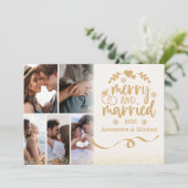 金ゴールドグリッター6写真メリー&結婚した シーズンカード (スタンド正面)