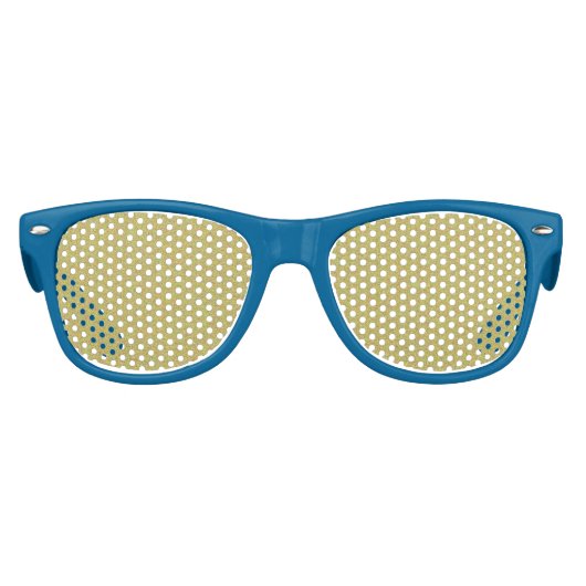 金ゴールドグリッター キッズサングラス (正面)