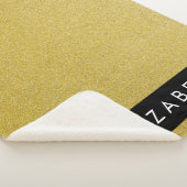 金ゴールドグリッター、グリッターの背景、名前 シェルパブランケット (3/4)